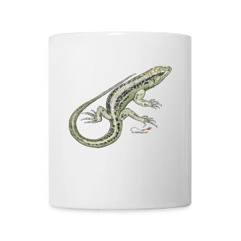 Sand lizard - Mug - white - Front