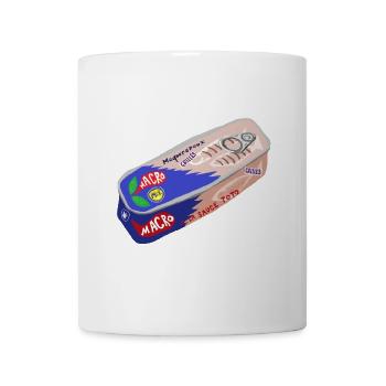 Makrele - Tasse - Weiß - Vorne