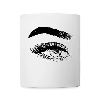Auge links Geschenk Geschenkidee - Tasse - Weiß - Vorne