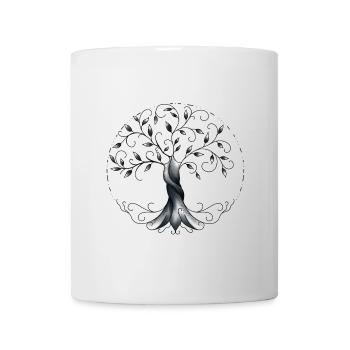arbre de vie - Mug blanc - blanc - Devant