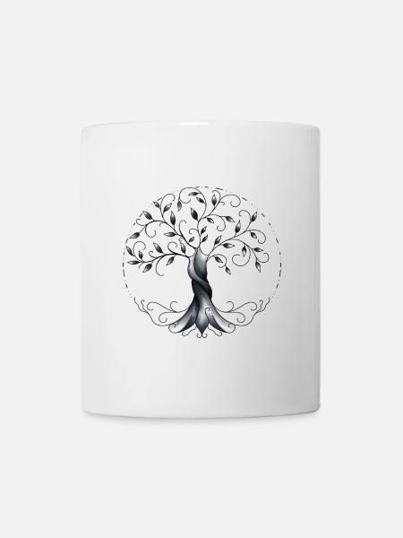 arbre de vie - Mug blanc - blanc