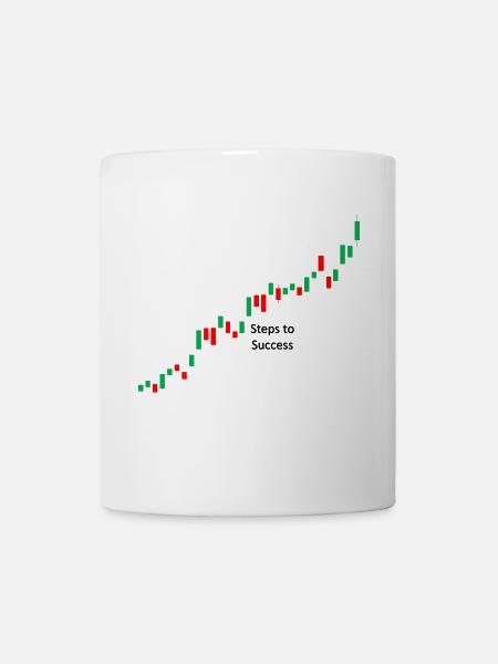 Trading steps - Tasse - Weiß