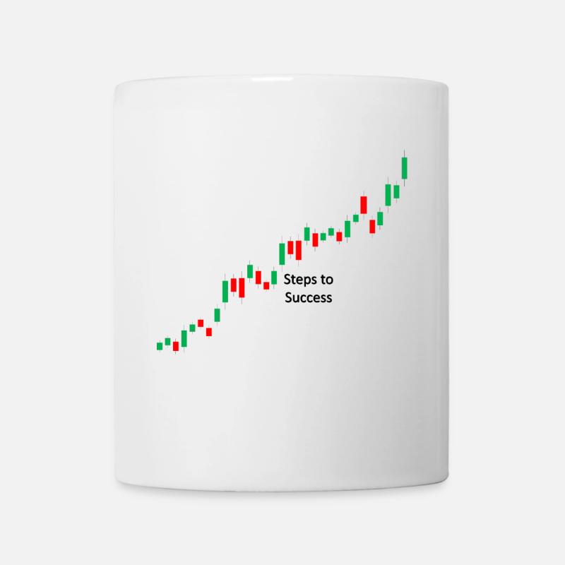 Trading steps - Tasse - Weiß