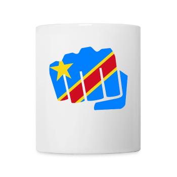 Kongo Zaire Kongu DR Congo Kongó Flagge Geschenk - Tasse - Weiß - Vorne