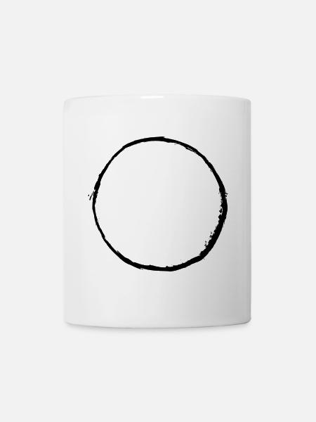 KREIS BRUSH - Tasse - Weiß