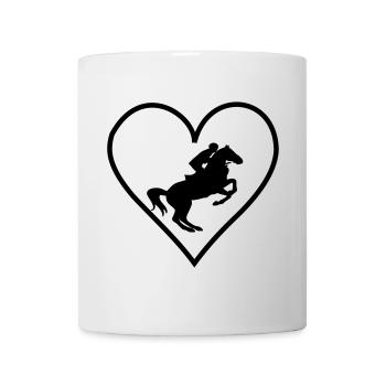 Horse heart - Mug - white - Front