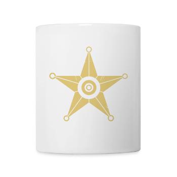 Sheriffstern - Polizei - Seregant Police Geschenk - Tasse - Weiß - Vorne