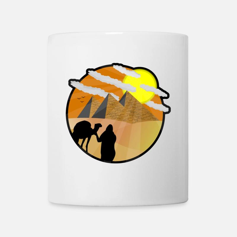 Egypt Ägypten Pyramiden Kairo Urlaub Geschenkidee - Tasse - Weiß
