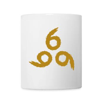 666 Or - Mug blanc - blanc - Devant