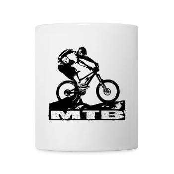 MTB - Tasse - Weiß - Vorne
