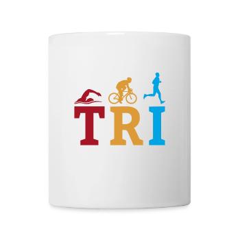 TRI Triathlon triathlete - Mug blanc - blanc - Devant