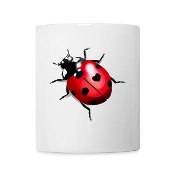 Marienkäfer - Tasse - Weiß - Vorne