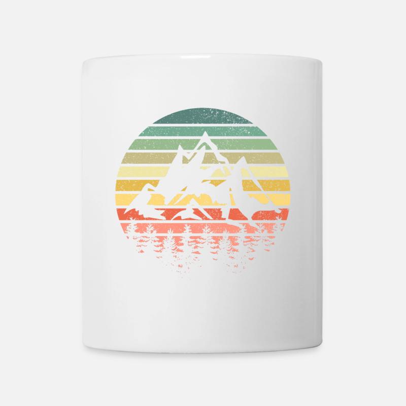 Berg Berge - Tasse - Weiß