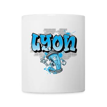 Lyon Graffiti - Tasse - Weiß - Vorne