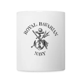 Royal Bavarian Navy Chiemsee Schifffahrt Segeln - Tasse - Weiß - Vorne