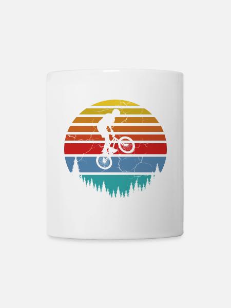 Fahrradfahrer, Biker - Tasse - Weiß