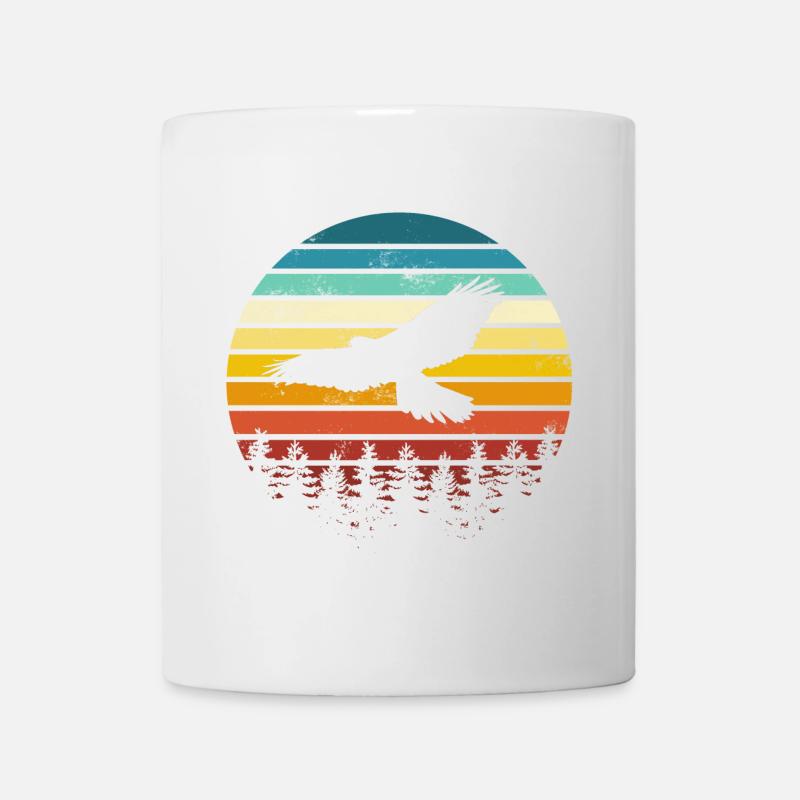 Vogel Adler - Tasse - Weiß
