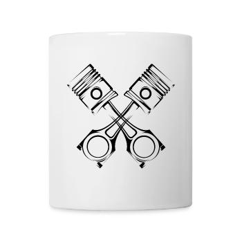 Piston Car Illustration Logo icon Icon Graphic - Mug - white - Front