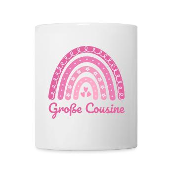 Große Cousine Boho Regenbogen - Tasse - Weiß - Vorne