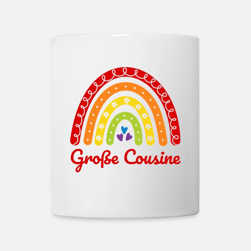 Große Cousine - Tasse - Weiß