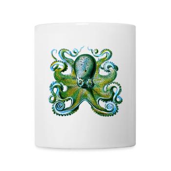 oktopus tintenfisch tattoo tentakel ungeheuer angs - Tasse - Weiß - Vorne