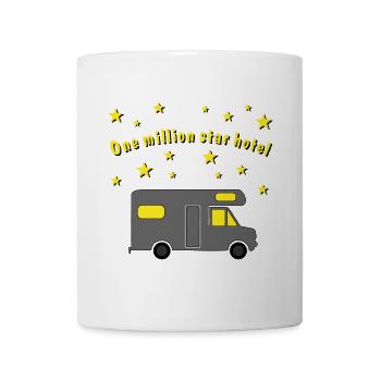 one million star hotel - Tasse - Weiß - Vorne