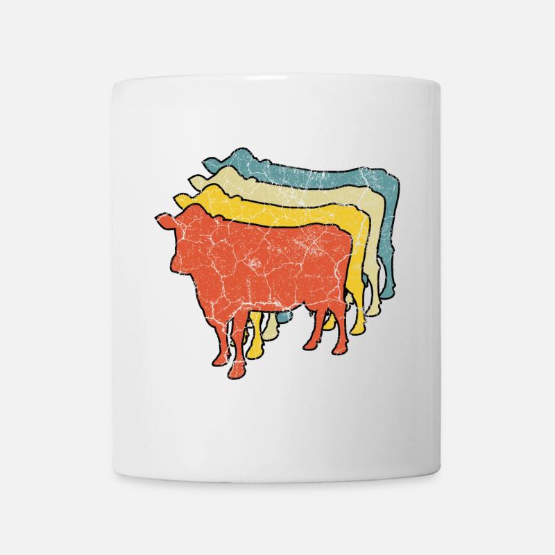 Kuh Kühe - Tasse - Weiß