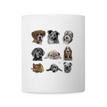 Dog Chien Hund Dogs Chiens Hunde - Tasse - Weiß - Vorne
