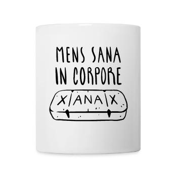 Mens Sana in corpore Xanax - Mug blanc - blanc - Devant