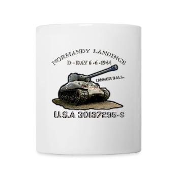 LANDUNG NORMANDIE Louis RUNEMBERG © Adagp - Tasse - Weiß - Vorne