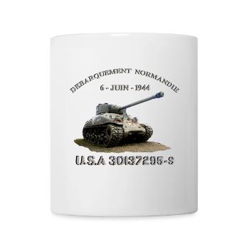 LANDUNG NORMANDIE Louis RUNEMBERG © Adagp - Tasse - Weiß - Vorne
