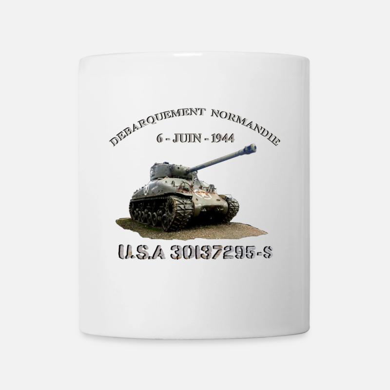 DEBARQUEMENT NORMANDIE Louis RUNEMBERG © Adagp - Mug blanc - blanc
