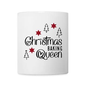 Funny cooking apron for Christmas - Mug - white - Front