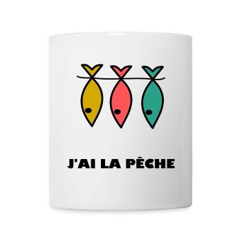 ICH HABE ANGELN. HUMOR. ICH KANN NICHT. ANGELN. FISCH - Tasse - Weiß - Vorne