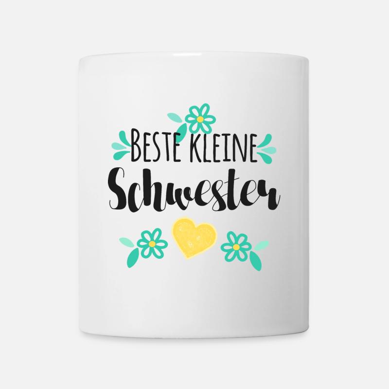 Beste Kleine Schwester - Tasse - Weiß