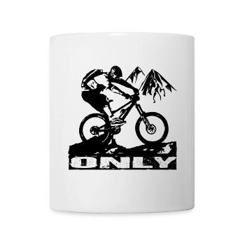 MTB Bike - Tasse - Weiß - Vorne