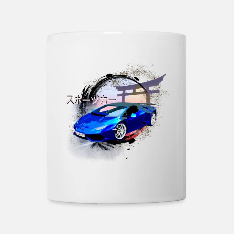 Sportwagen - Tasse - Weiß