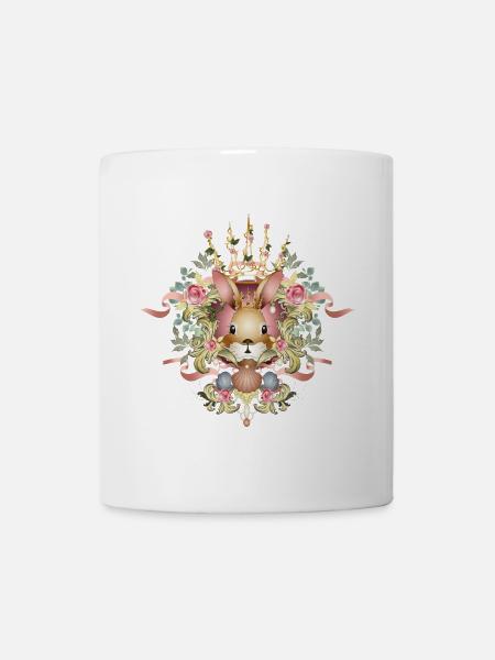 Adorable Easter in an ornamental setting - Mug - white