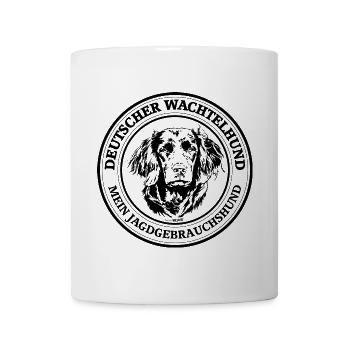DEUTSCHER WACHTELHUND Jagdgebrauchshund Jagdhunde - Tasse - Weiß - Vorne