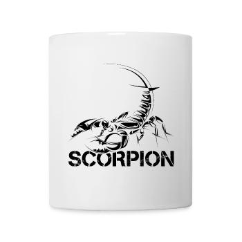 scorpion scorpio skorpion symbol Logo icon sketch - Mug - white - Front