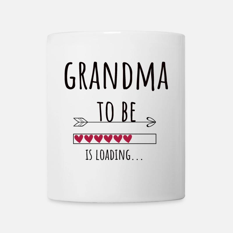 Oma Großmutter Ankündigung Schwanger Geschenk - Tasse - Weiß