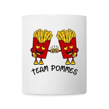 Team fries - Mug - white - Front