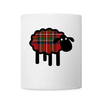 Cute tartan sheep - Mug - white - Front