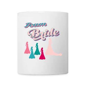 team bride evjf team de la mariée - Mug blanc - blanc - Devant