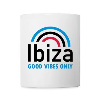 Ibiza, good vibes only (Regenbogen) - Tasse - Weiß - Vorne