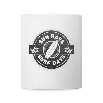 Surfen Retro Surfer Grafikdesign - Tasse - Weiß - Vorne