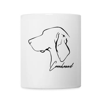 COONHOUND Profil Chiens Chien Wilsigns - Mug blanc - blanc - Devant