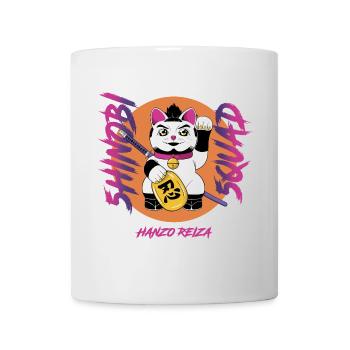 Crazy Cat Shinobi 55 - Mug - white - Front