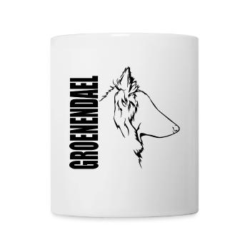 GROENENDAEL Profil Chiens Wilsigns - Mug blanc - blanc - Devant