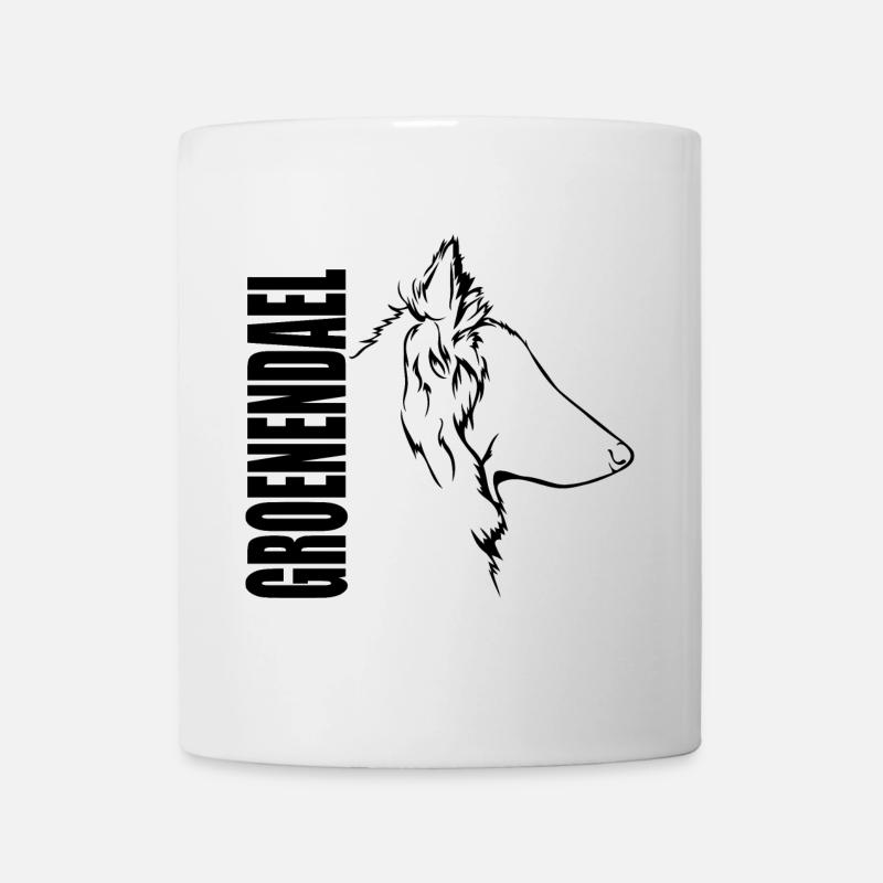 GROENENDAEL Profil Hunde Hund Wilsigns - Tasse - Weiß